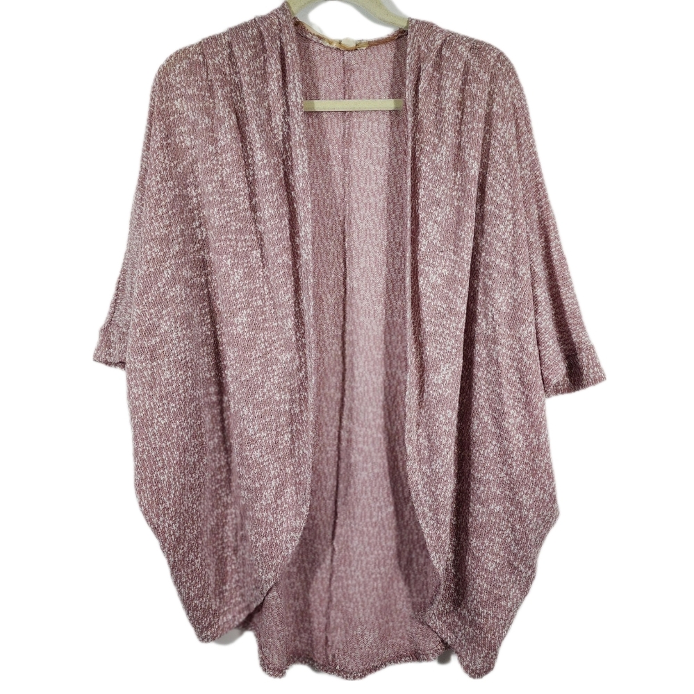 PAINTED THREADS pink Knit Kimono Cardigan S